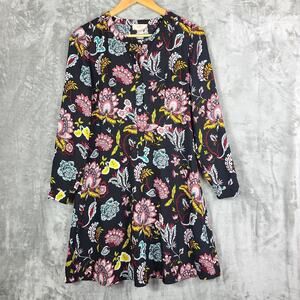 Loft Outlet Paisley Floral Dress Fairycore Classic Whimsical Preppy Size 4P
